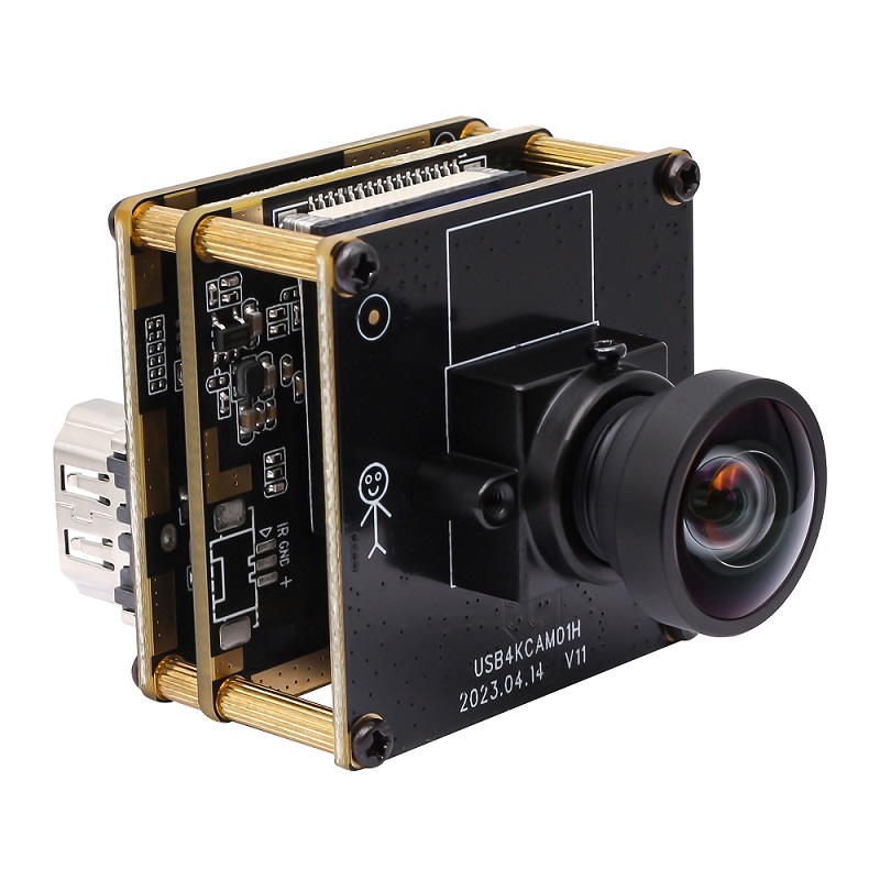 ELP 4K USB HDMI Camera Module IMX415 H.265 H.264 MJPEG 30fps with 100 Degree No Distortion Lens - Click Image to Close